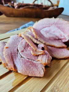 Crockpot Honey Mustard Ham - My Homemade Roots